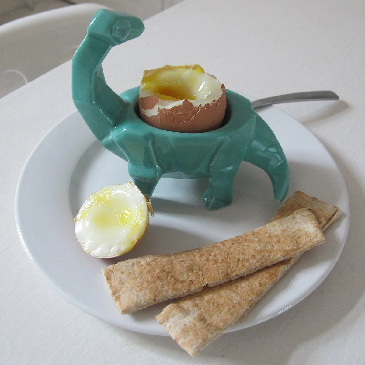 House of Disaster Origami Turquoise Egg Cup - Image 3