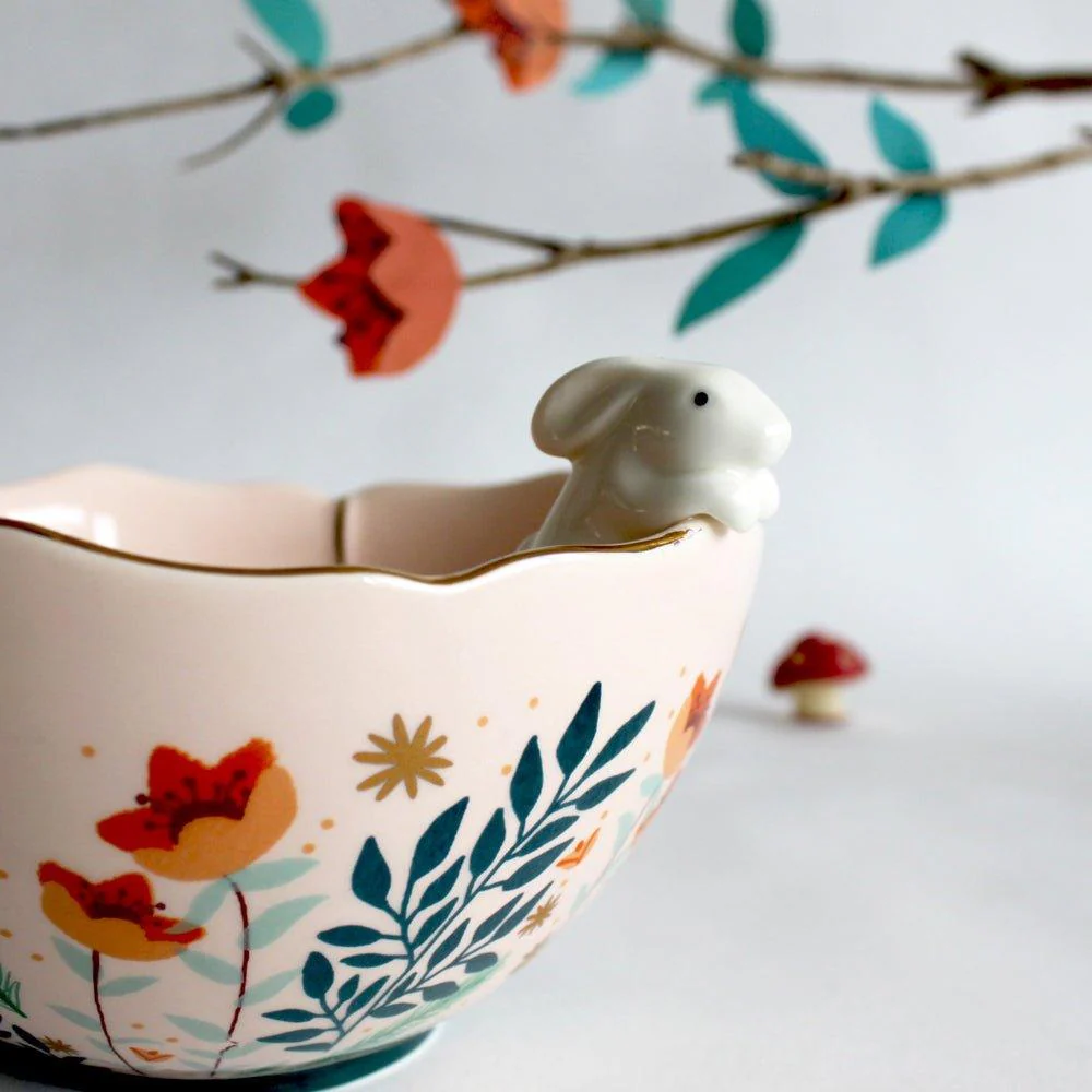 House Of Disaster Secret Garden Rabbit Bowl (15cm) - Image 5