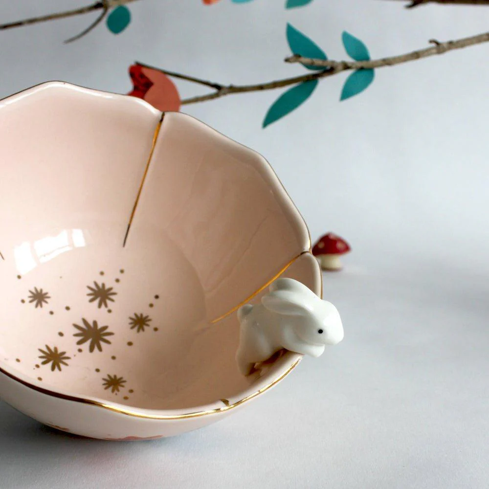 House Of Disaster Secret Garden Rabbit Bowl (15cm) - Image 7