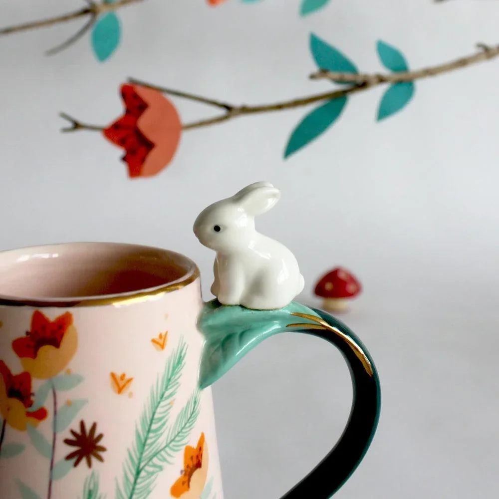 House Of Disaster Secret Garden Rabbit Jug - Image 3
