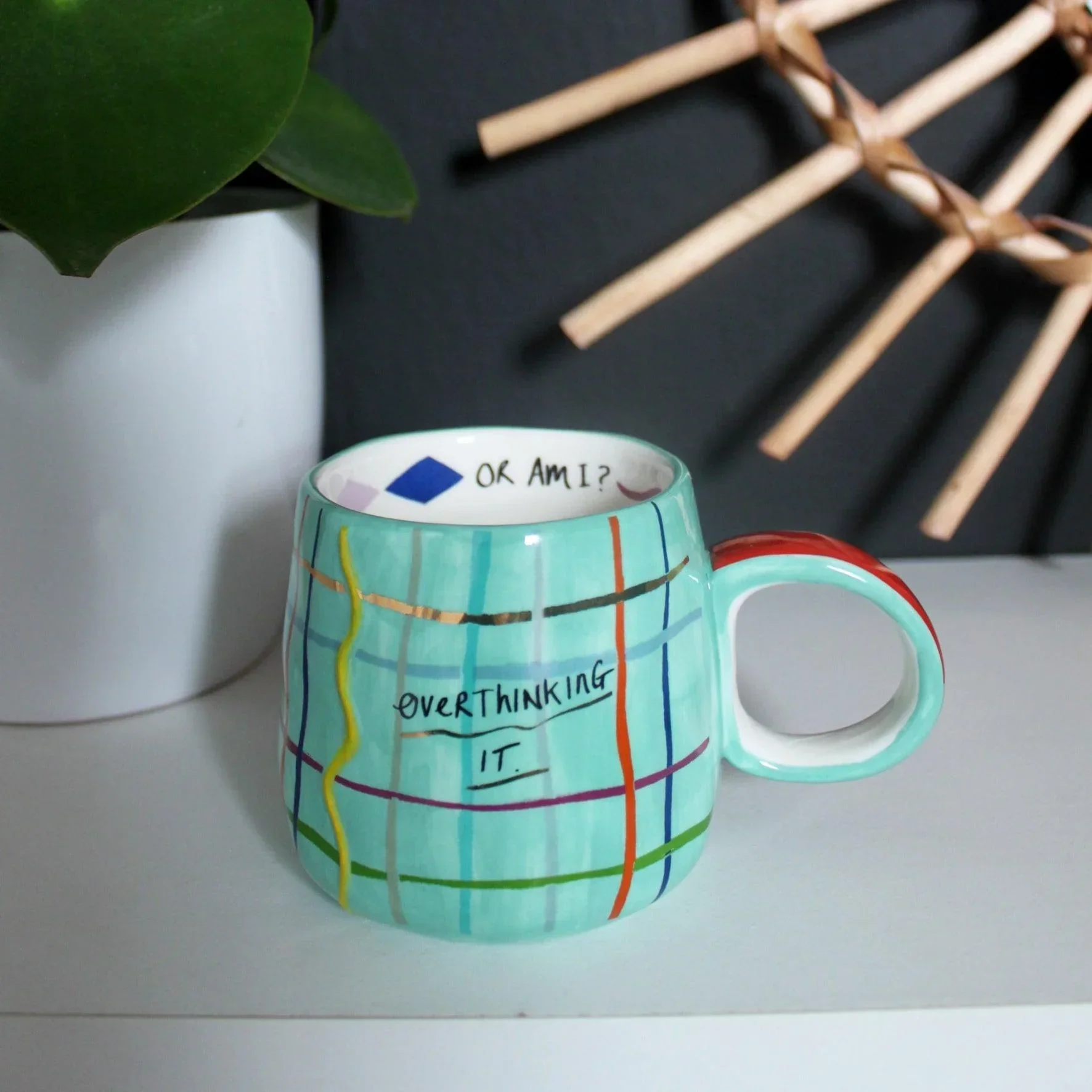 House Of Disaster Small Talk 'Overthinking It' Cup - Image 2