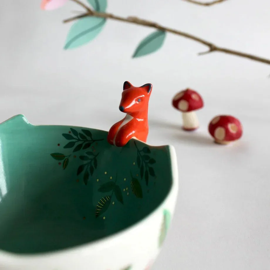 House Of Disaster Secret Garden Fox Bowl (11.5cm) - Image 4