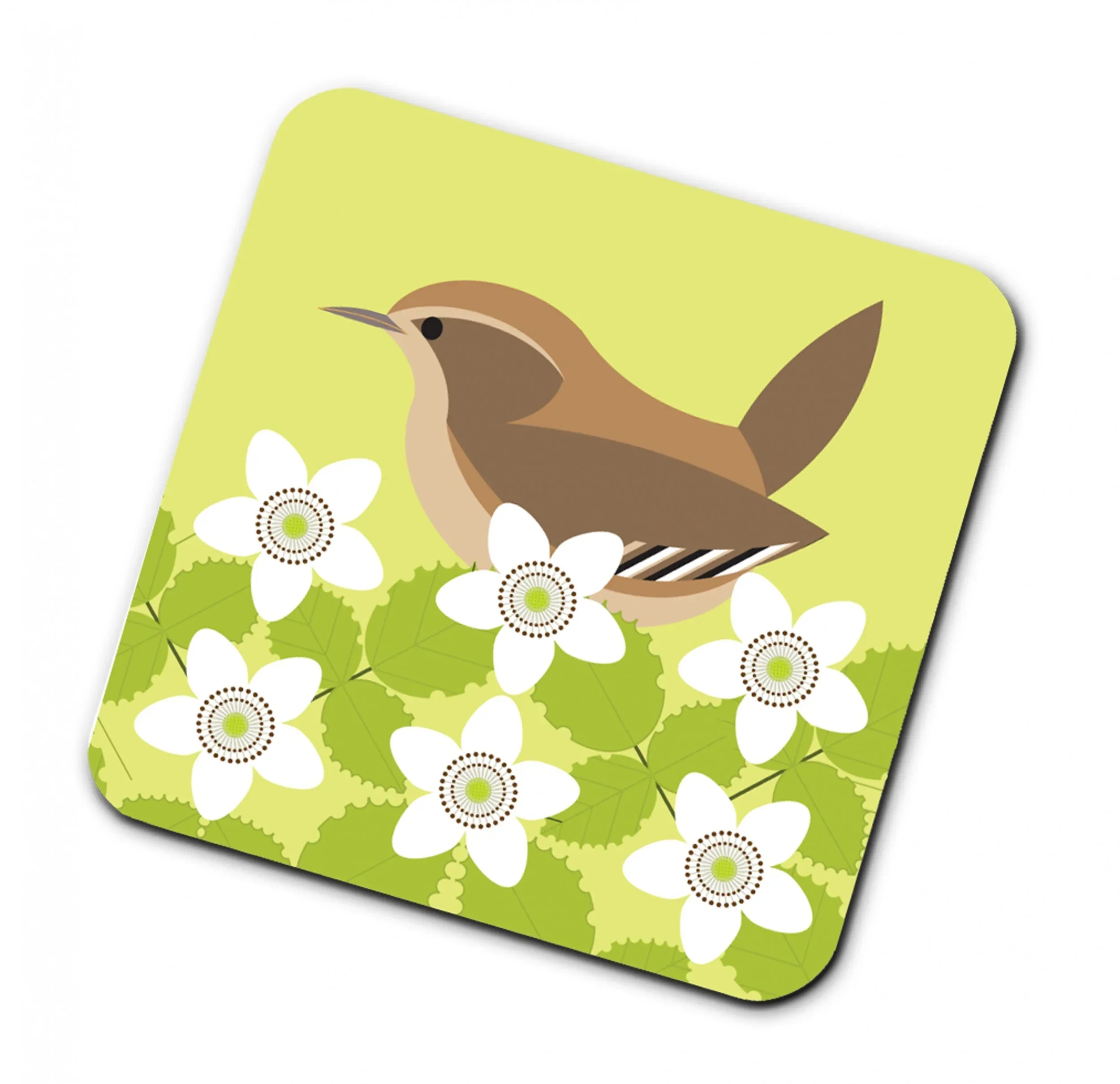I Like Birds Coasters - Wren