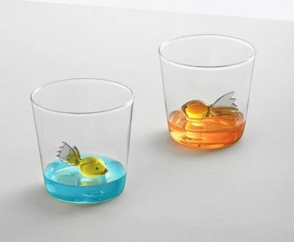 Ichendorf Milano Coloured Fish Glass Tumbler (350ml) - Image 2