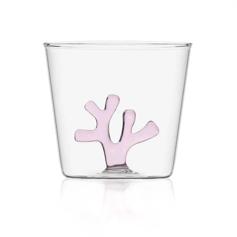 Ichendorf Milano Pink Coral Glass Tumbler (350ml)