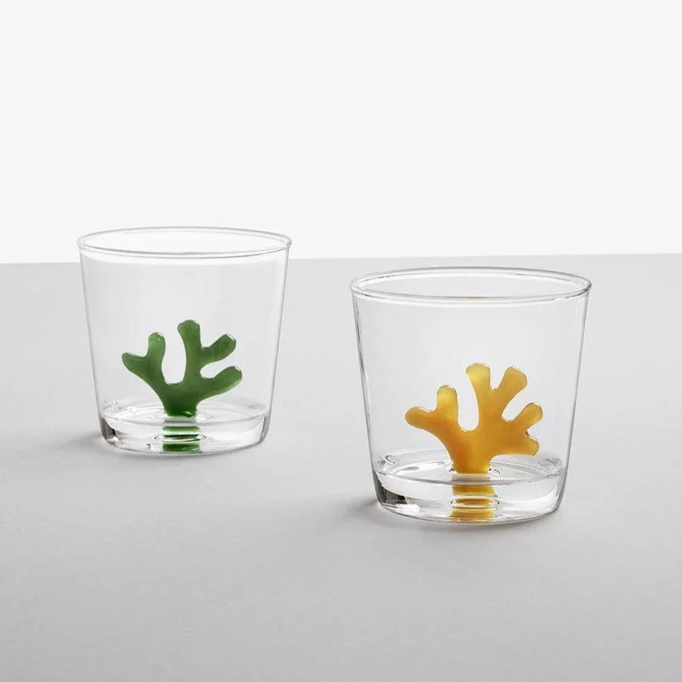 Ichendorf Milano Yellow Coral Glass Tumbler (350ml) - Image 2
