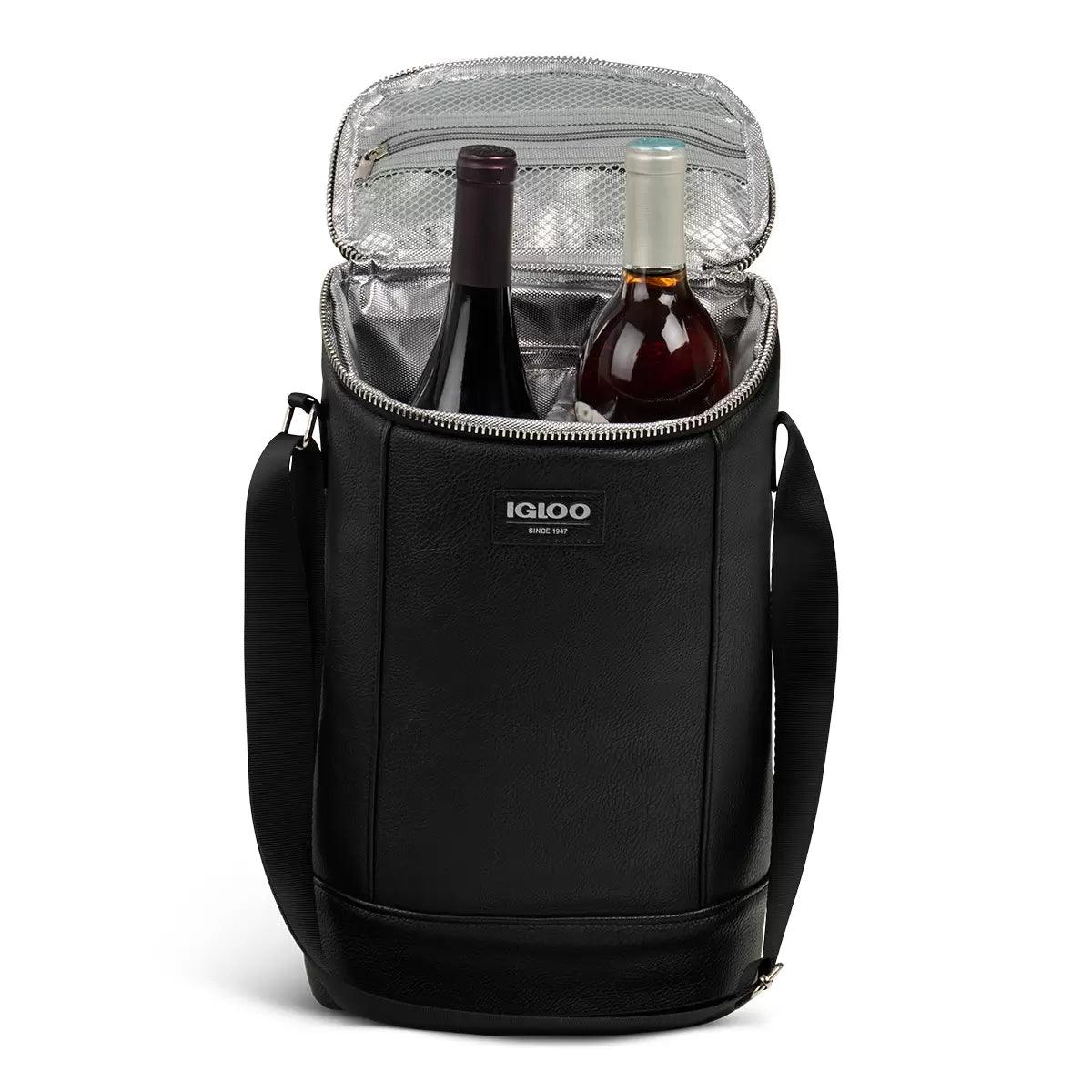 Igloo Luxe Cooler Tote Bag in Black (35.5cm) - Image 4
