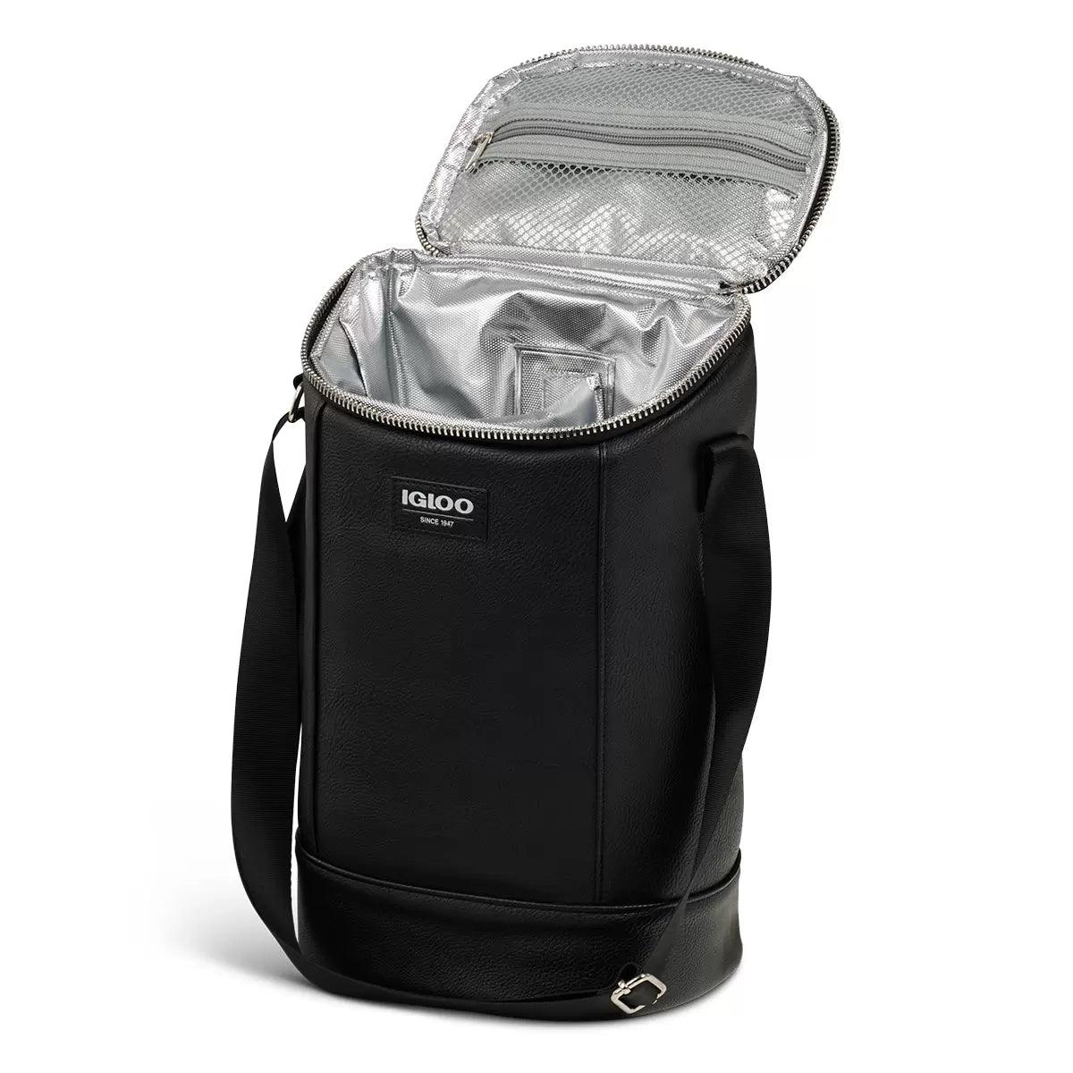 Igloo Luxe Cooler Tote Bag in Black (35.5cm) - Image 5