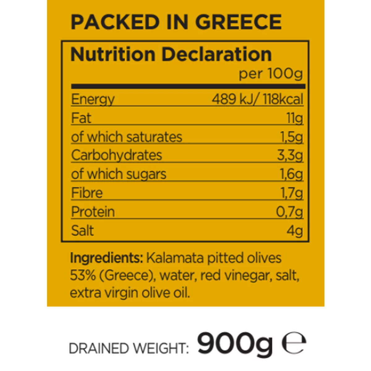 ILIADA Kalamata Pitted Olives (1.7kg) - Image 3