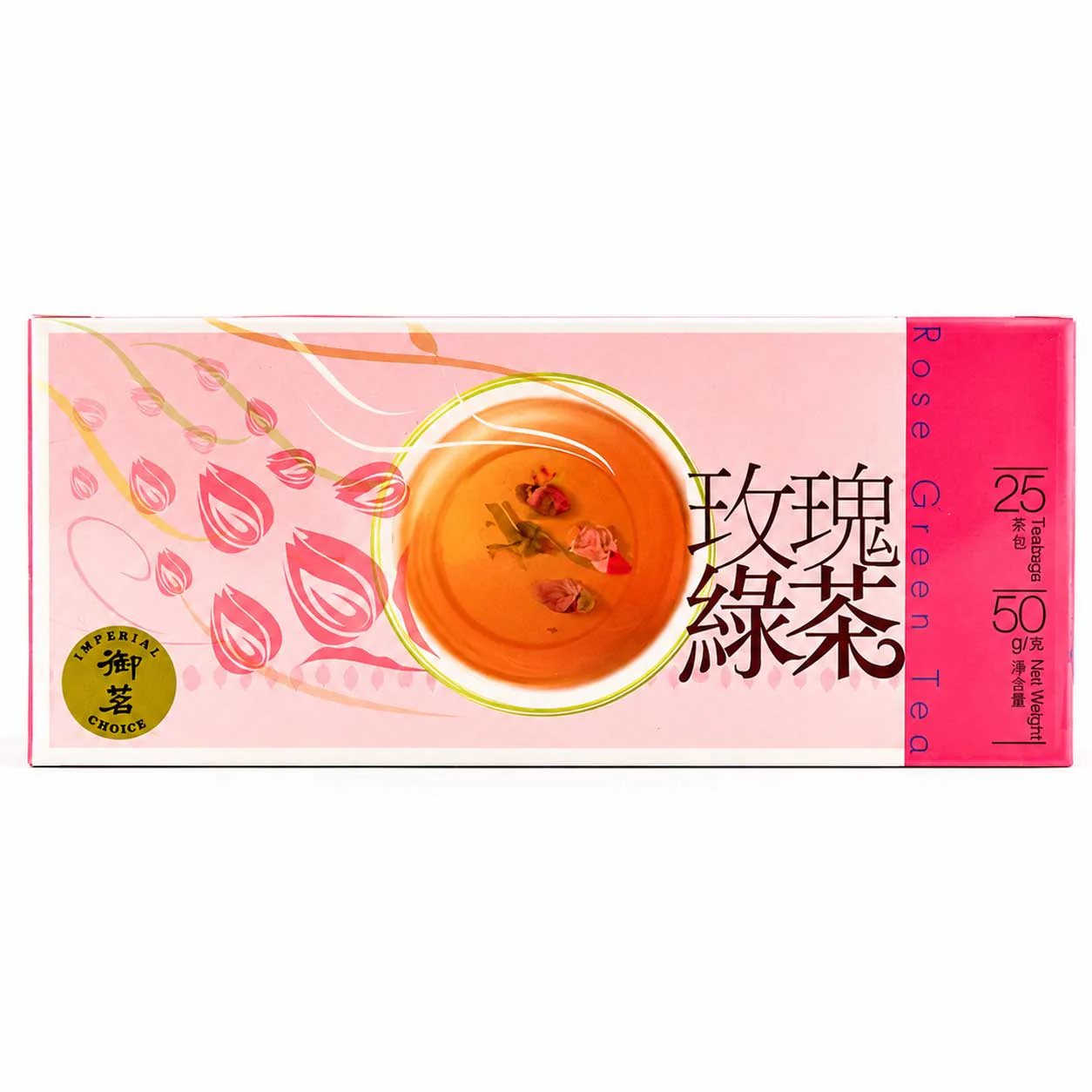 Imperial Choice Rose Green Tea Bags (25x2g)