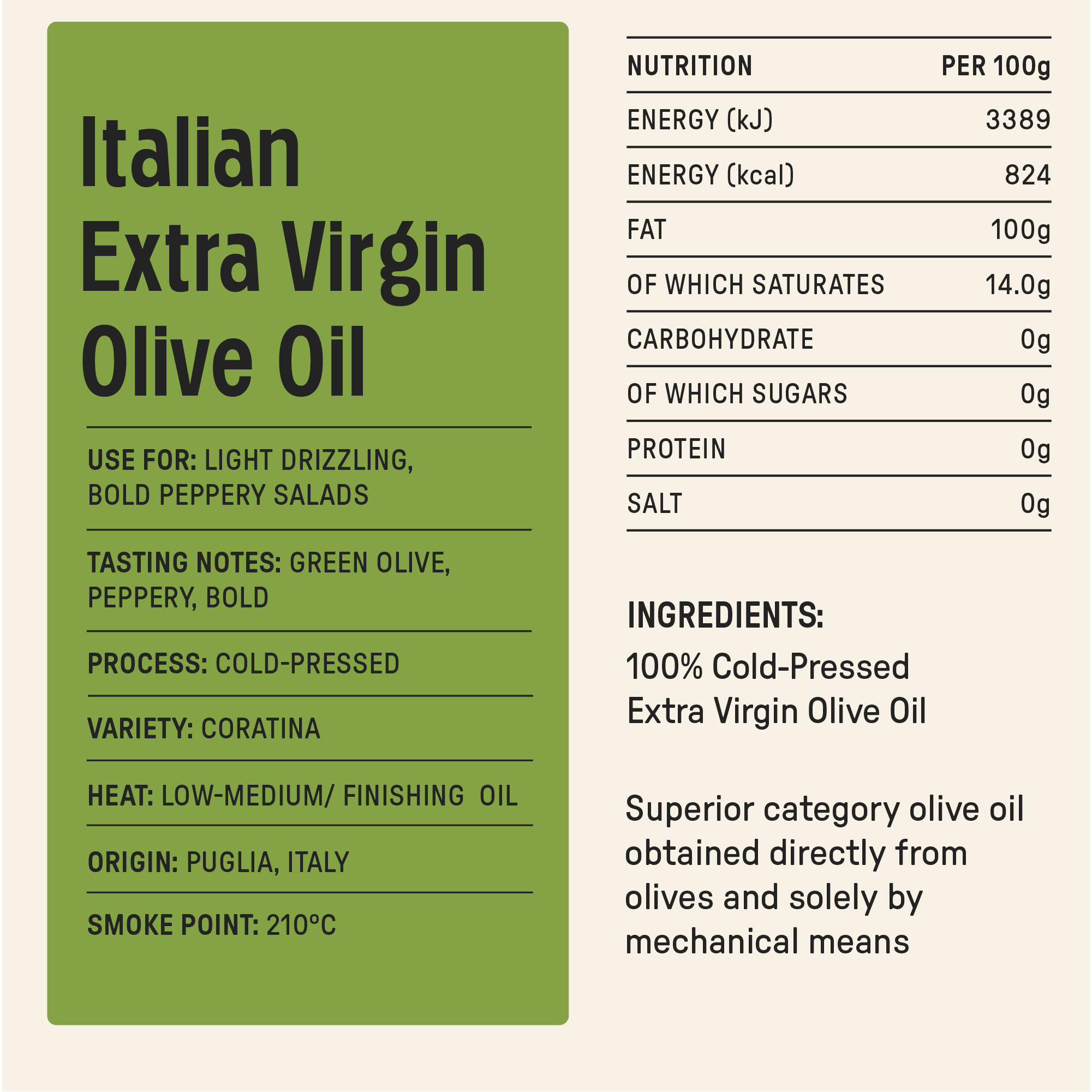 Good Phats Italian Extra Virgin Olive Oil - Squeezy (500ml) - Image 4