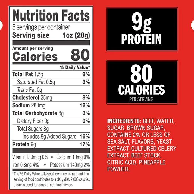 Jack Link's Sweet & Hot Beef Jerky (300g) - Image 3