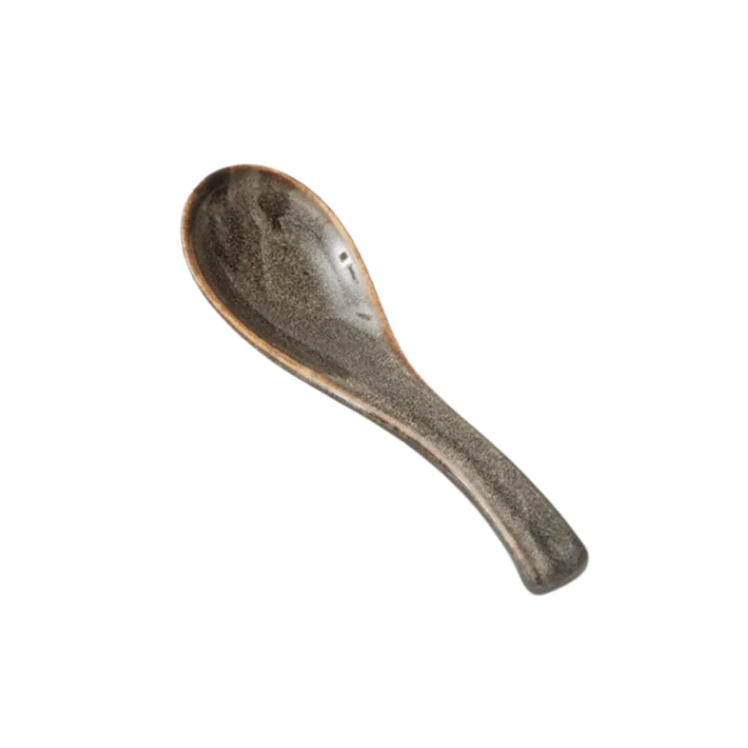 Japanese Ceramic Spoon: Red - Image 4