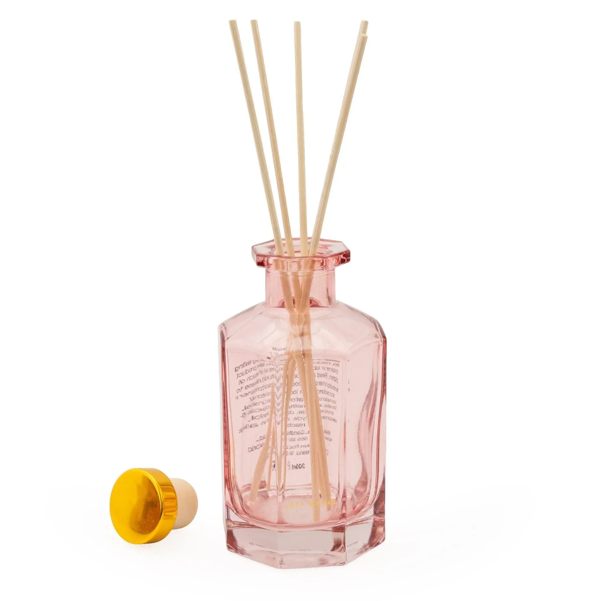 Jeff Banks Reed Diffuser Jaipur With Kashmir Pear and Fig Scent (200ml) - Pink - Image 3