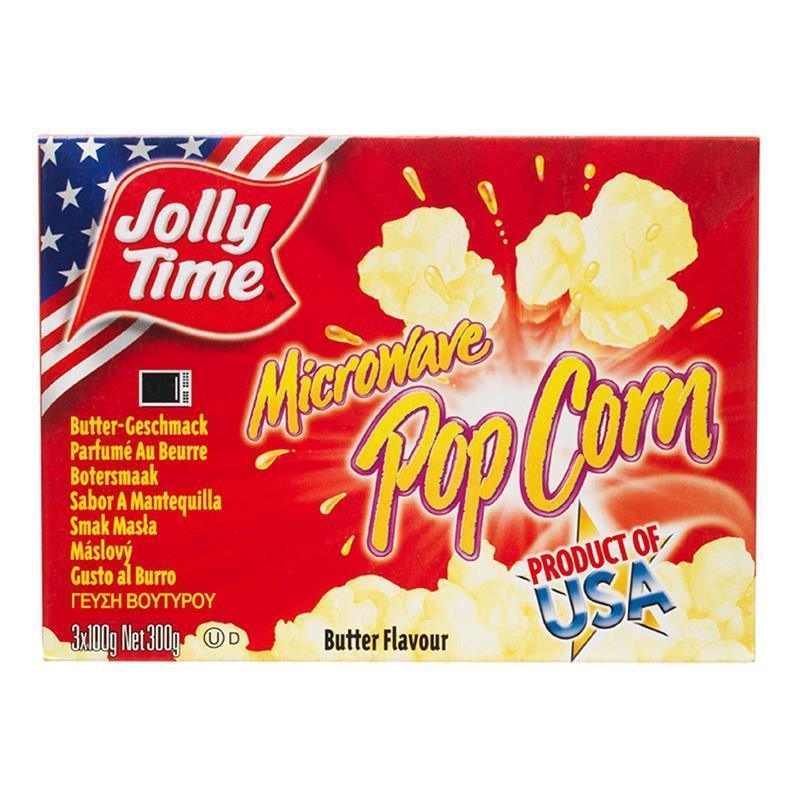 Jolly Time Microwave Butter Popcorn (3x100g)