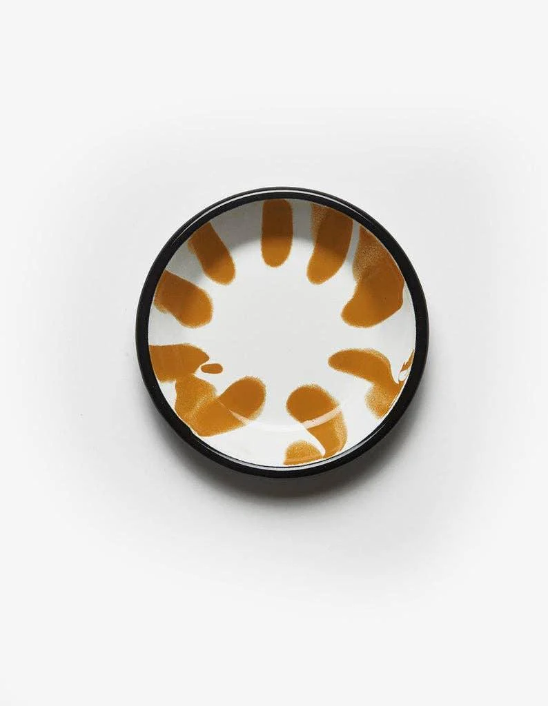Kapka - A Little Colour Enamel Round Meze Plate - Blue (12cm) - Image 3