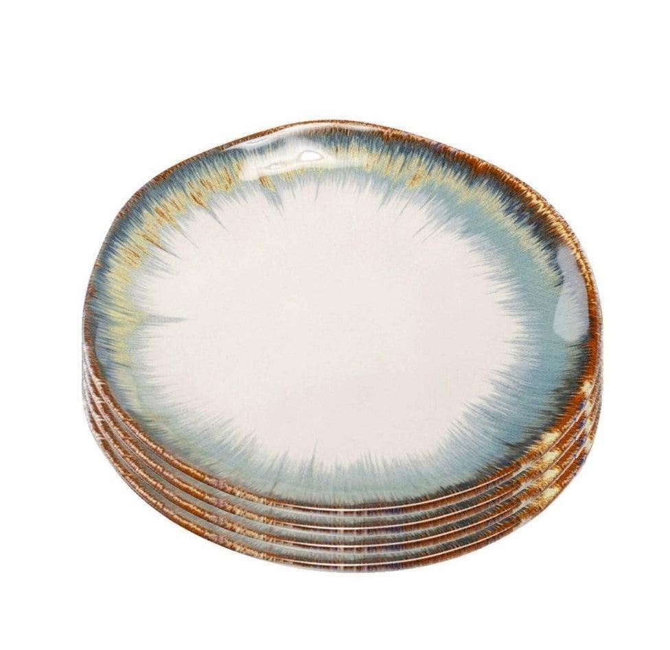 Kare Design - Plate Laguna Blue 26cm (set of 4)