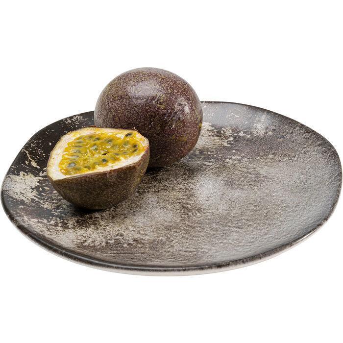 Kare Design - Plate Savannah Brown/Grey Matt 26cm (set of 4) - Image 4