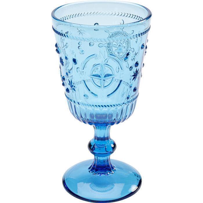 Kare Design - Wine Glass Greece Blue (set of 4) - Image 2