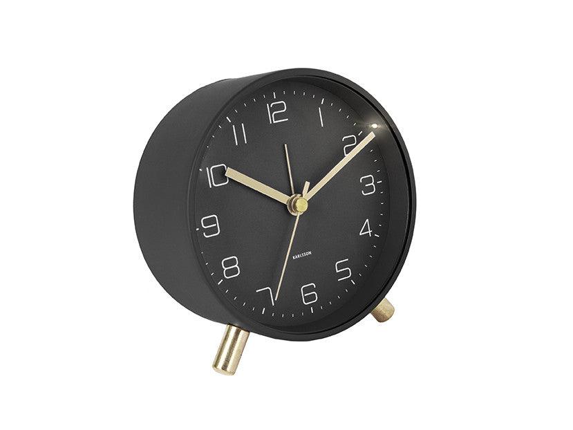 Karlsson Alarm Clock Lofty Metal Matt - Black - Image 2