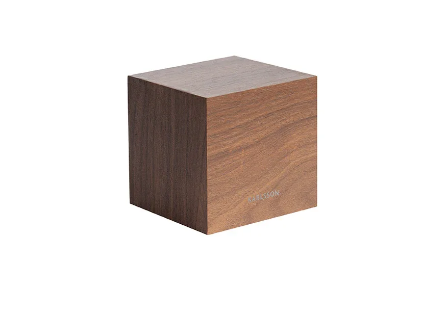 Karlsson Alarm Clock Mini Cube - Brown - Image 2