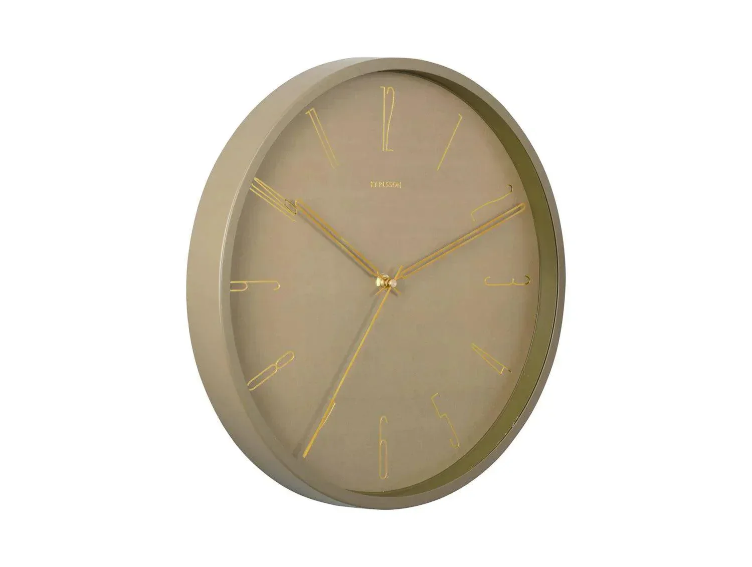 Karlsson Belle Numbers Wall Clock 35cm - Moss Green - Image 2
