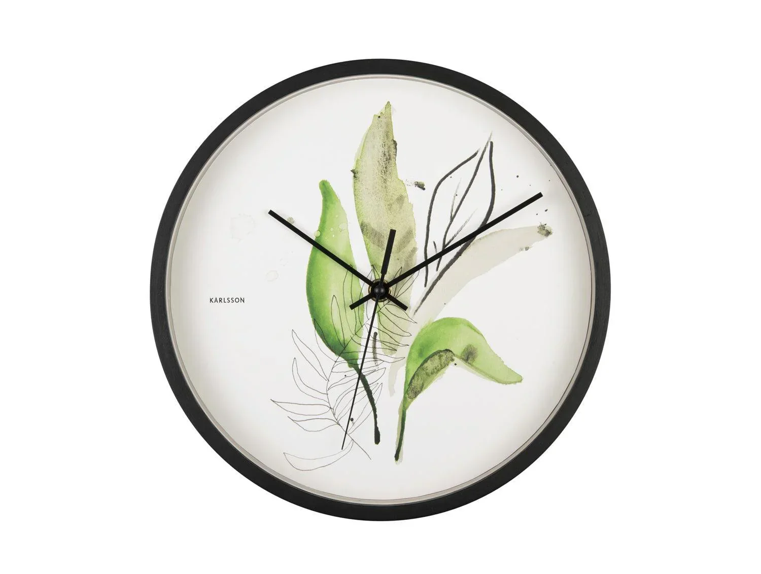 Karlsson Botanical Leaves Wall Clock