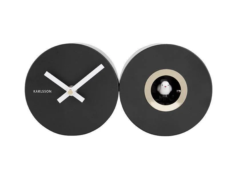 Karlsson Duo Cuckoo Wall Clock - Black - Image 2