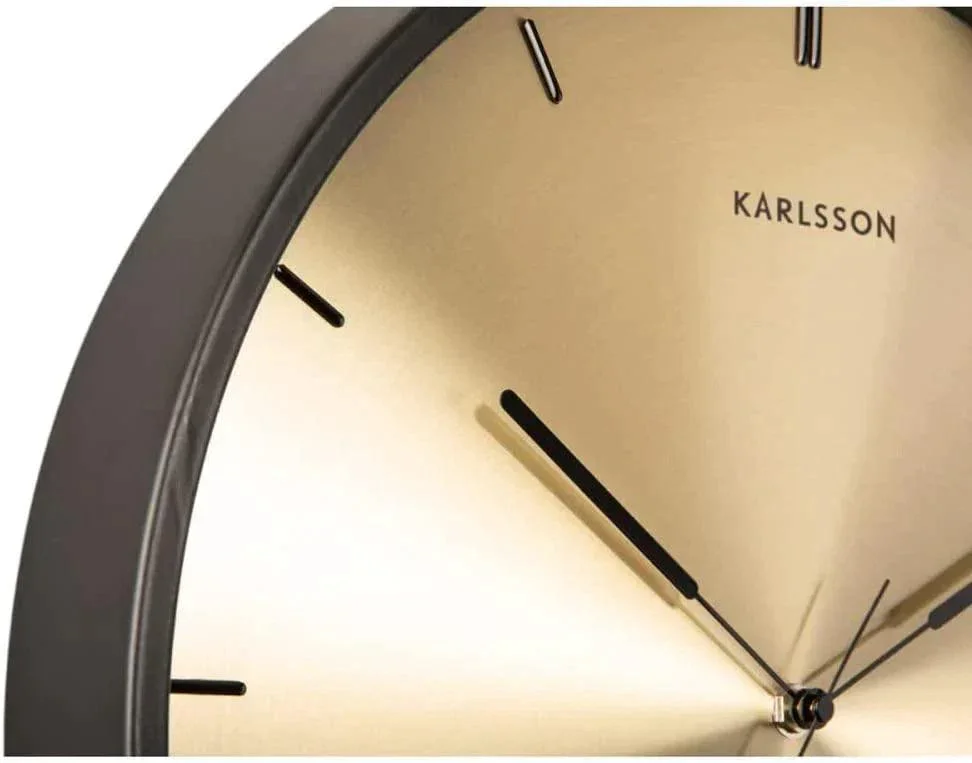 Karlsson 'FINESSE' Wall Clock - Gold - Image 4