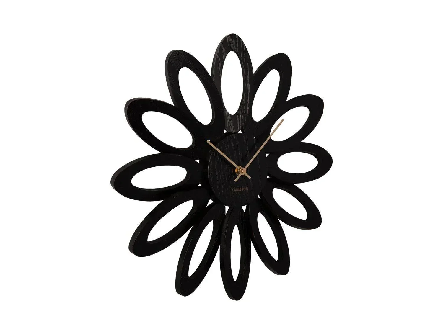 Karlsson Fiore Wall Clock - Veneer Black - Image 2