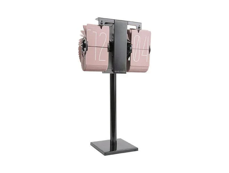 Karlsson Flip Clock No Case Mini - Faded Pink - Image 2