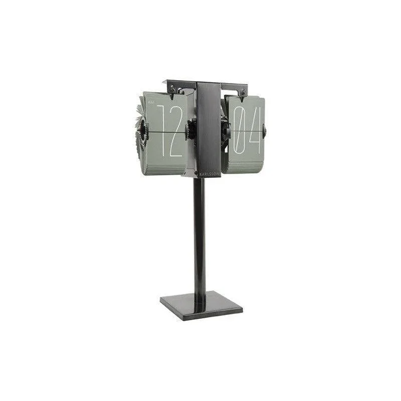 Karlsson Flip Clock No Case Mini - Grayed Jade