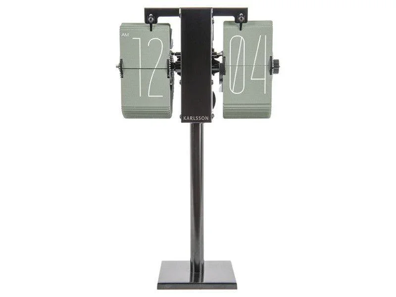 Karlsson Flip Clock No Case Mini - Grayed Jade - Image 2