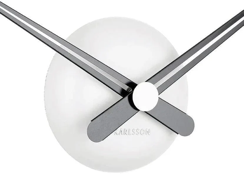 Karlsson LBT Sharp MINI Wall Clock - White - Image 3