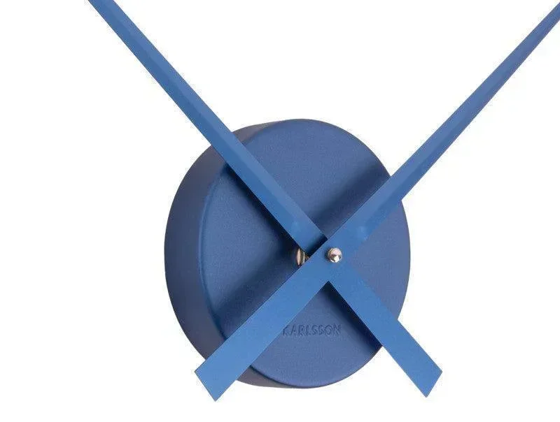 Karlsson Little Big Time Mini Wall Clock - Metallic Dark Blue - Image 3