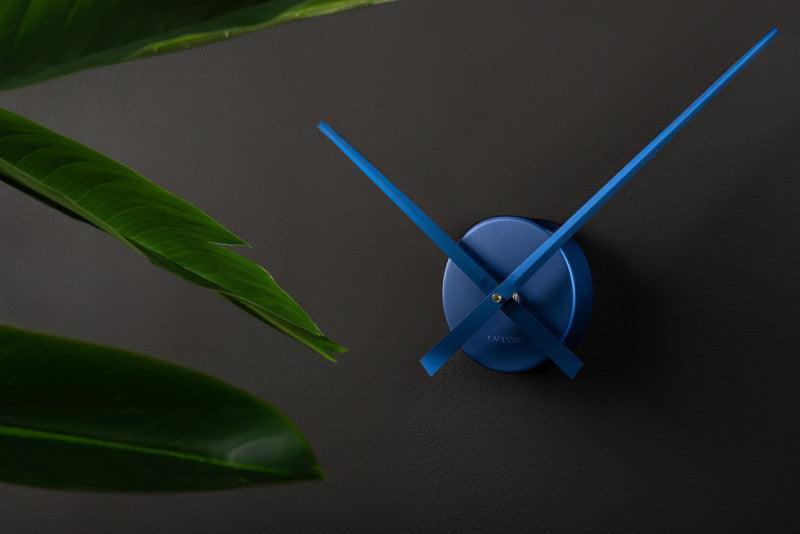 Karlsson Little Big Time Mini Wall Clock - Metallic Dark Blue - Image 4