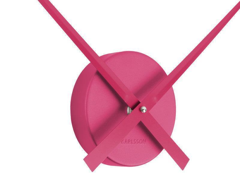Karlsson Little Big Time Mini Wall Clock - Metallic Dark Pink - Image 3