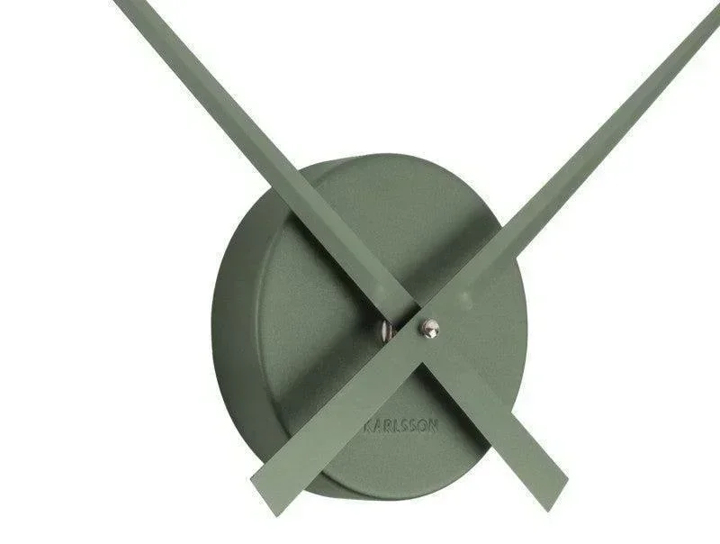 Karlsson Little Big Time Mini Wall Clock - Metallic Jungle Green - Image 3