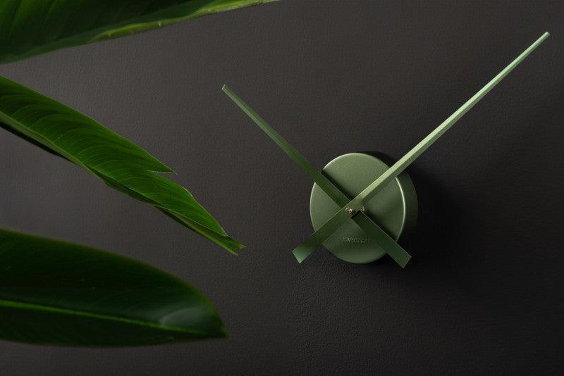 Karlsson Little Big Time Mini Wall Clock - Metallic Jungle Green - Image 4