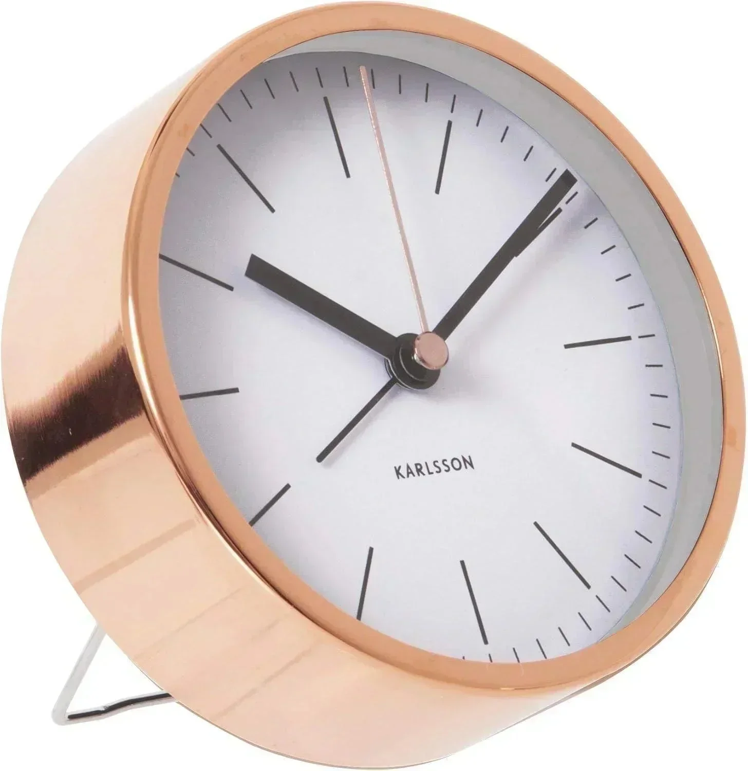 Karlsson Minimal Alarm Clock - White - Image 4