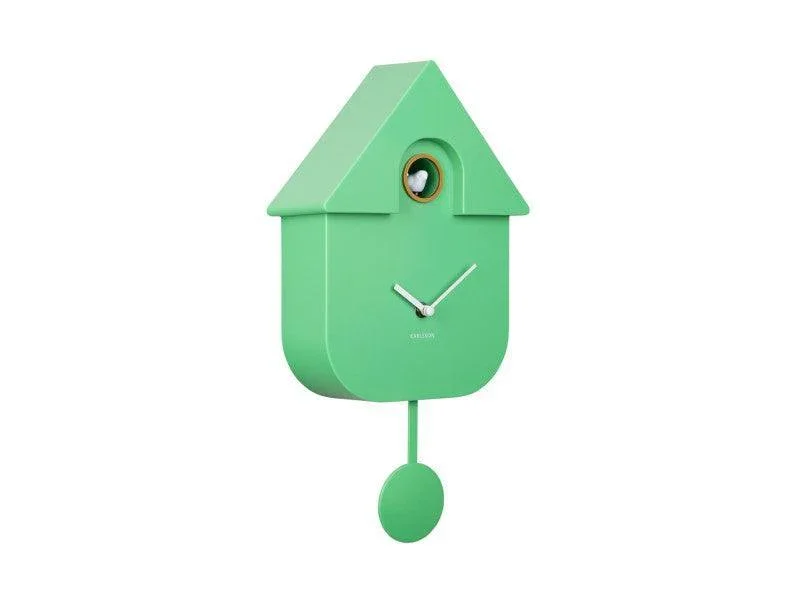 Karlsson Modern Cuckoo Wall Clock - Bright Green - Image 2