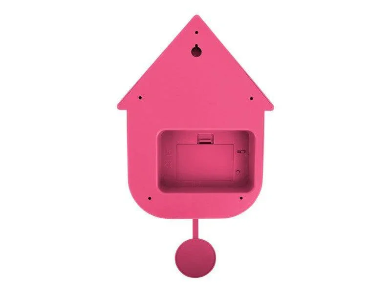 Karlsson Modern Cuckoo Wall Clock - Bright Pink - Image 3