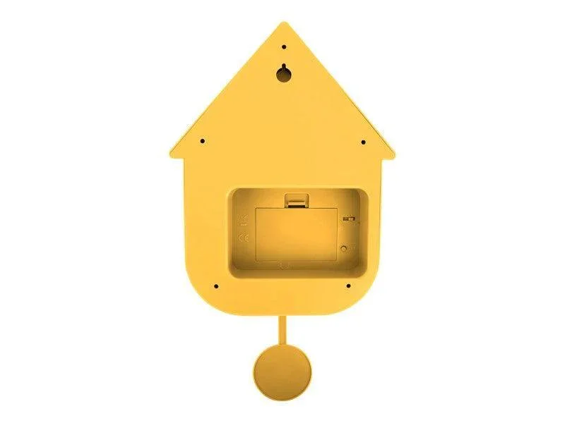 Karlsson Modern Cuckoo Wall Clock - Bright Yellow - Image 3