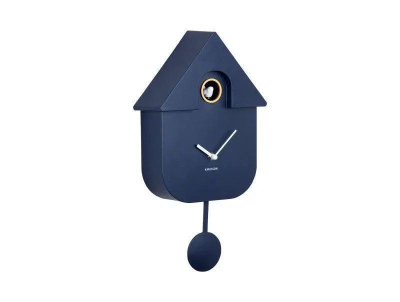 Karlsson Modern Cuckoo Wall Clock - Dark Blue - Image 2