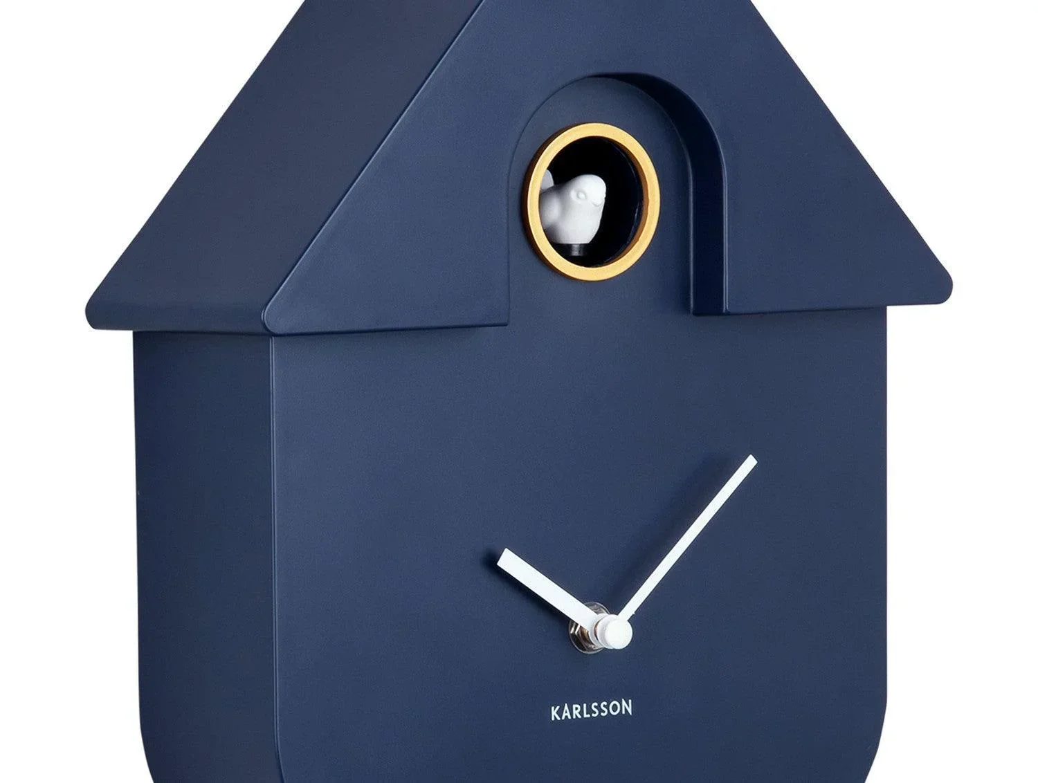 Karlsson Modern Cuckoo Wall Clock - Dark Blue - Image 3