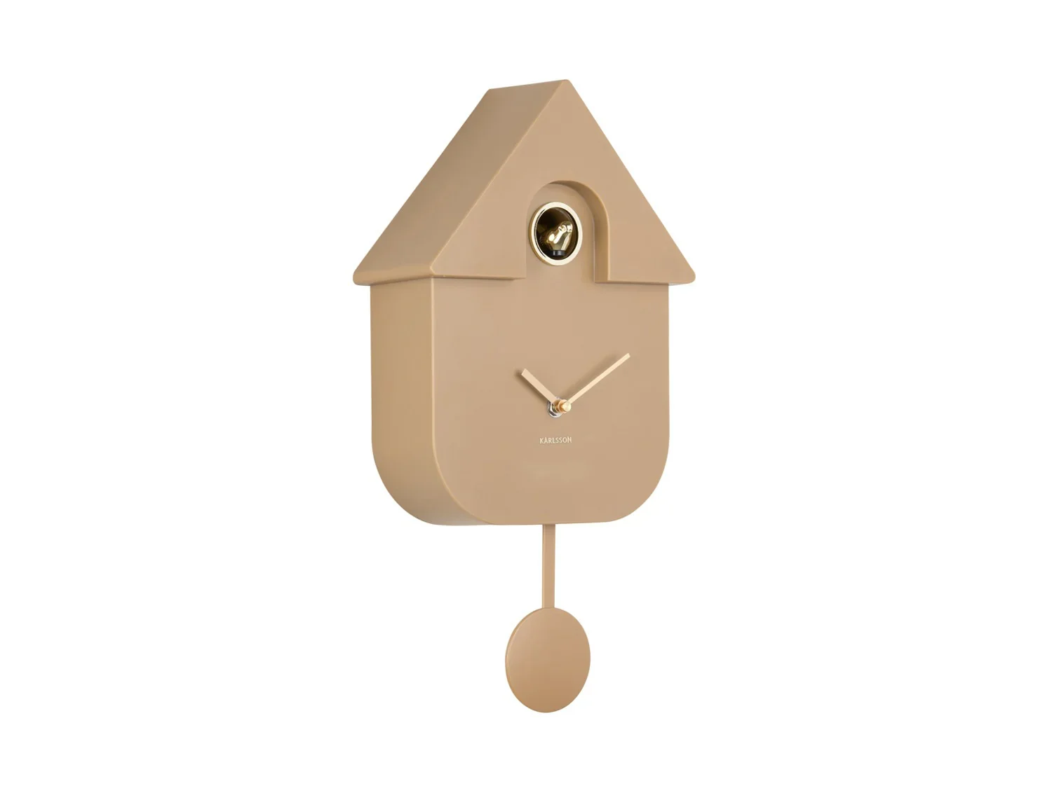 Karlsson Modern Cuckoo Wall Clock - Mocha brown - Image 2