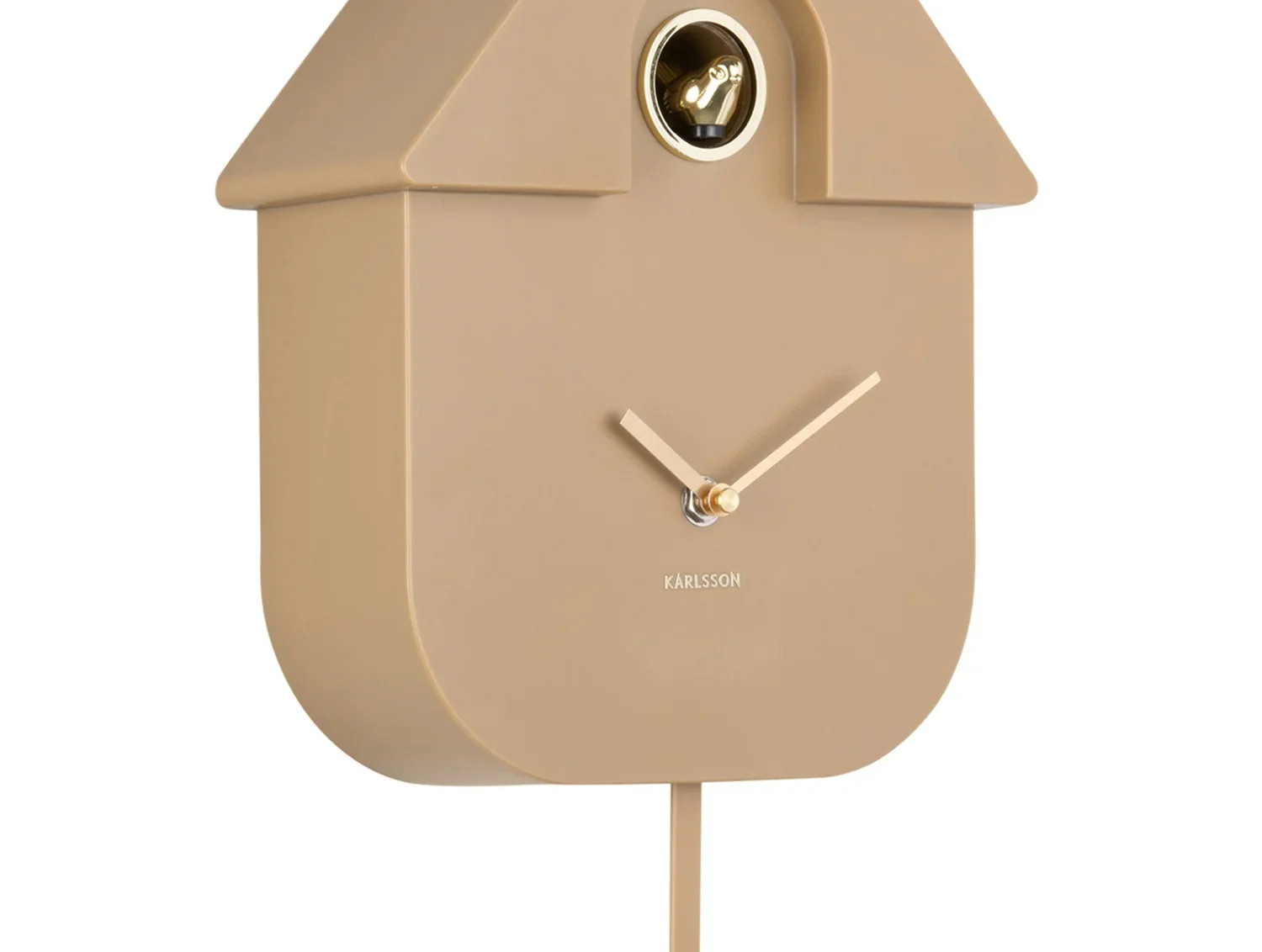 Karlsson Modern Cuckoo Wall Clock - Mocha brown - Image 5