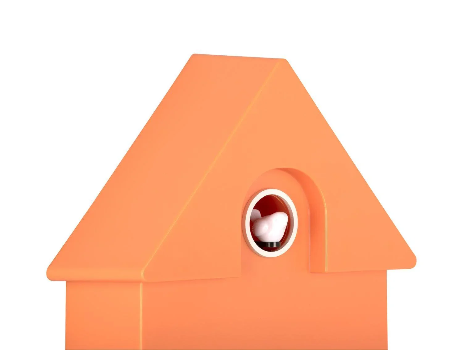 Karlsson Modern Cuckoo Wall Clock - Soft Orange - Image 4