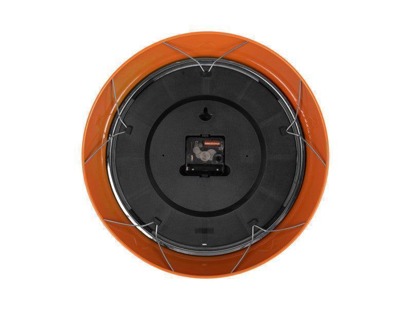Karlsson Modern Retro Wall Clock - Bright Orange - Image 3