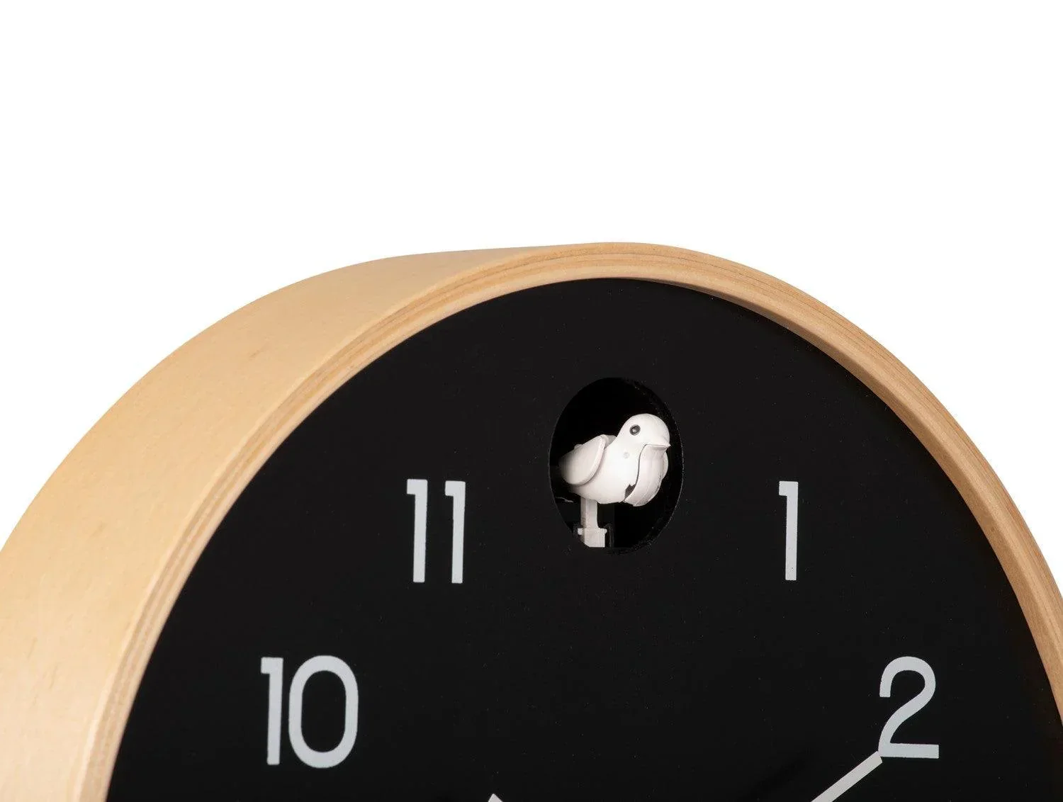 Karlsson Natural Cuckoo Wall Clock - Black - Image 4